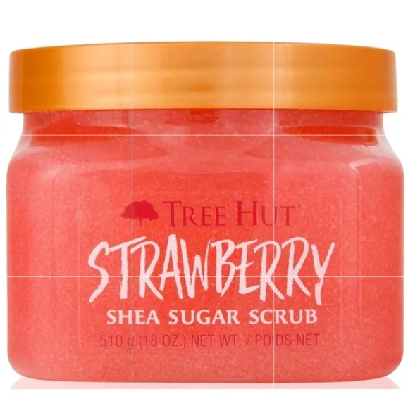 Relisted 🥰 HP 🥰 Tree Hut Strawberry Sugar Scrub New Spring Release - Picture 3 of 7